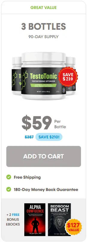 Order TestoTonic 3 Bottles