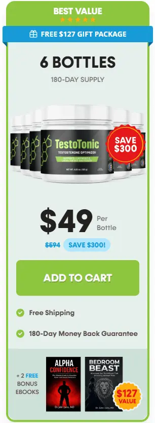 Order TestoTonic 6 Bottles